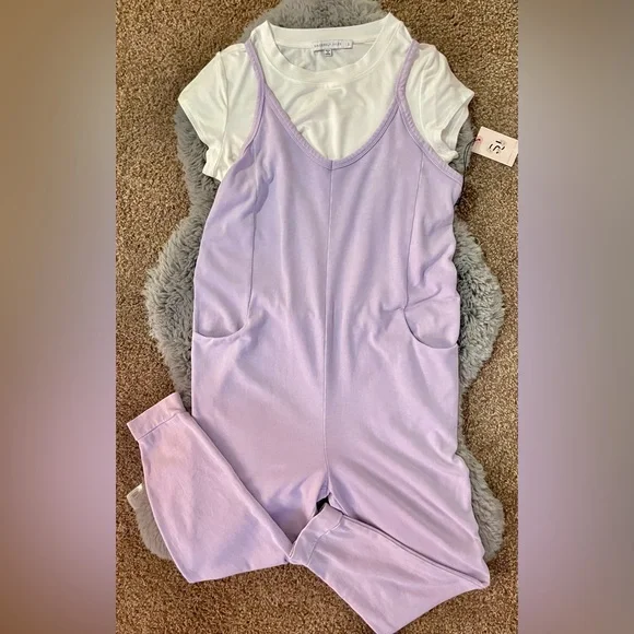 Sincerely Jules Light Purple Casual Jumpsuit - Picture 3 of 10